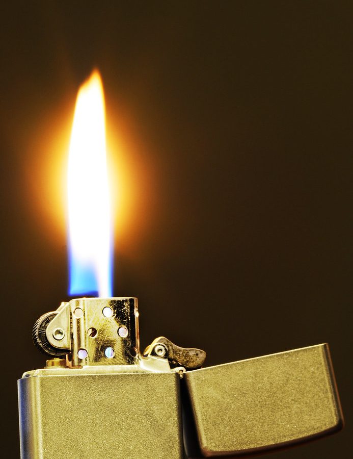 Lighter flame close-up — best lighters for cigarettes guide